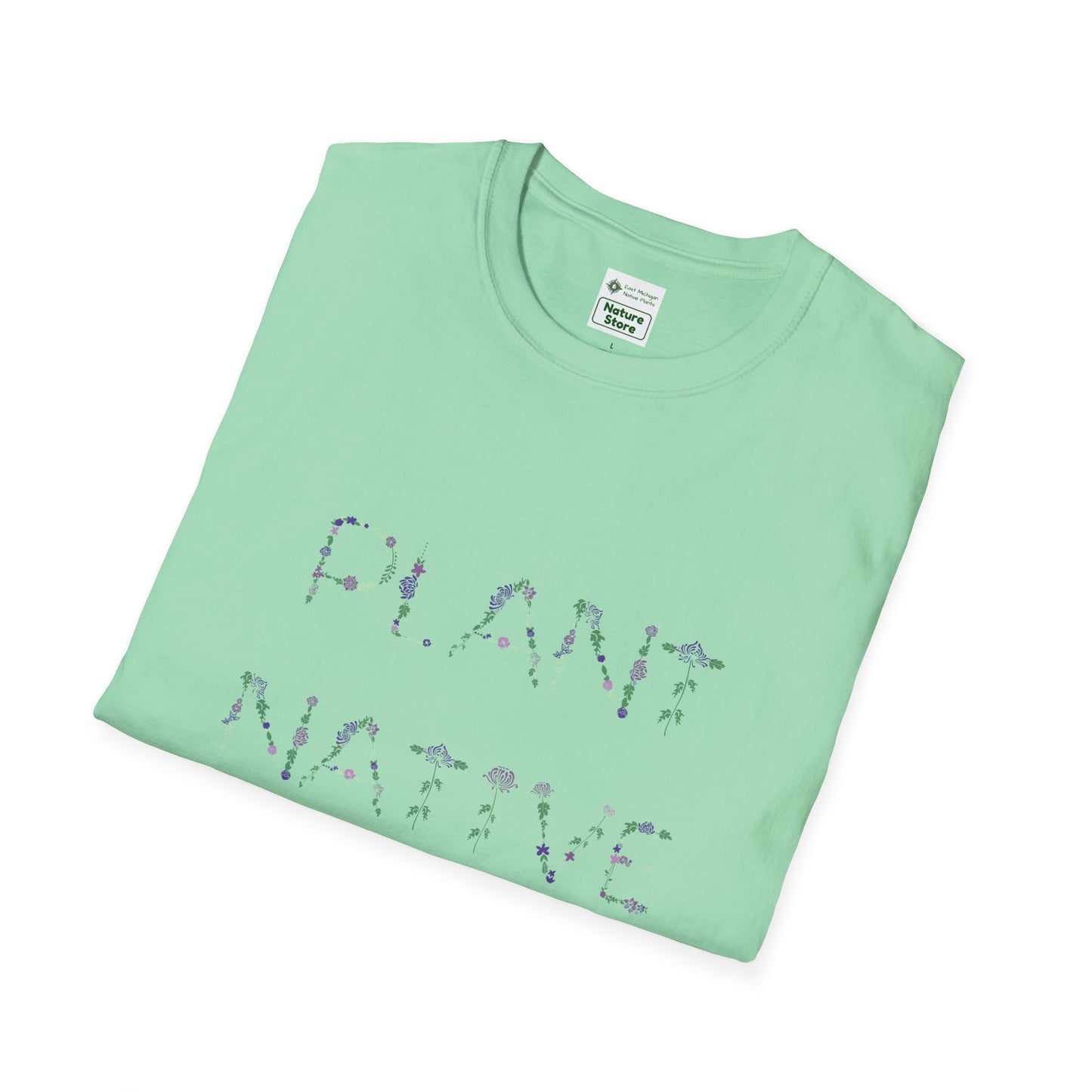 T-Shirt Unisex Softstyle, Plant Native Plants, Floral Flowers