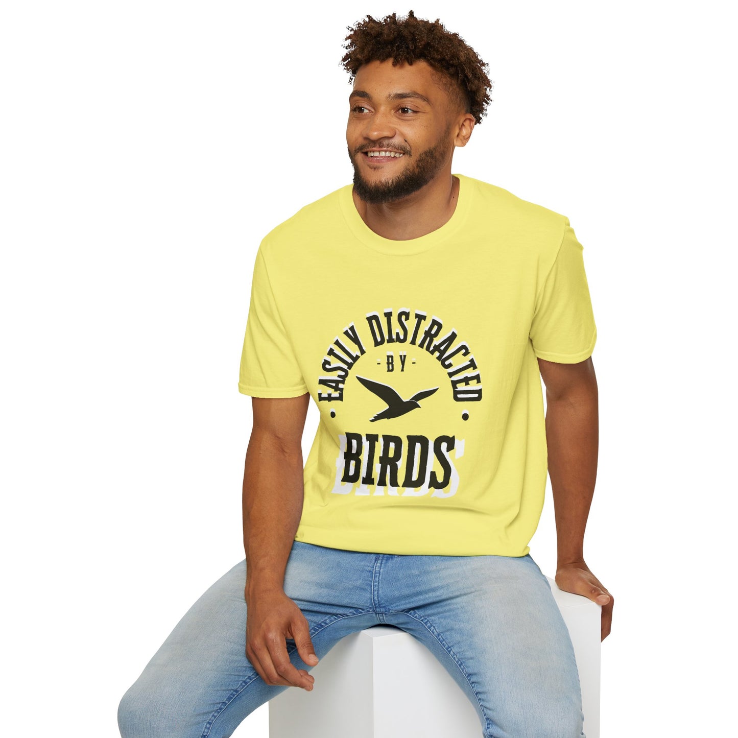 EastMichNatives T-Shirt, Distracted by Birds, Soaring