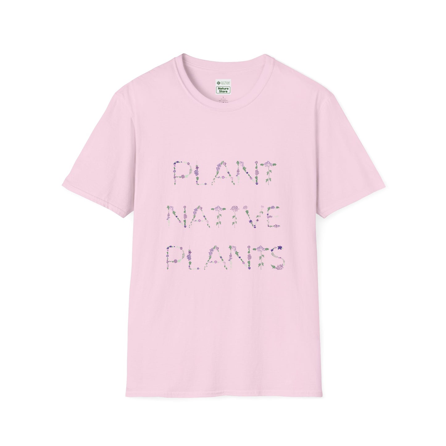 T-Shirt Unisex Softstyle, Plant Native Plants, Floral Flowers