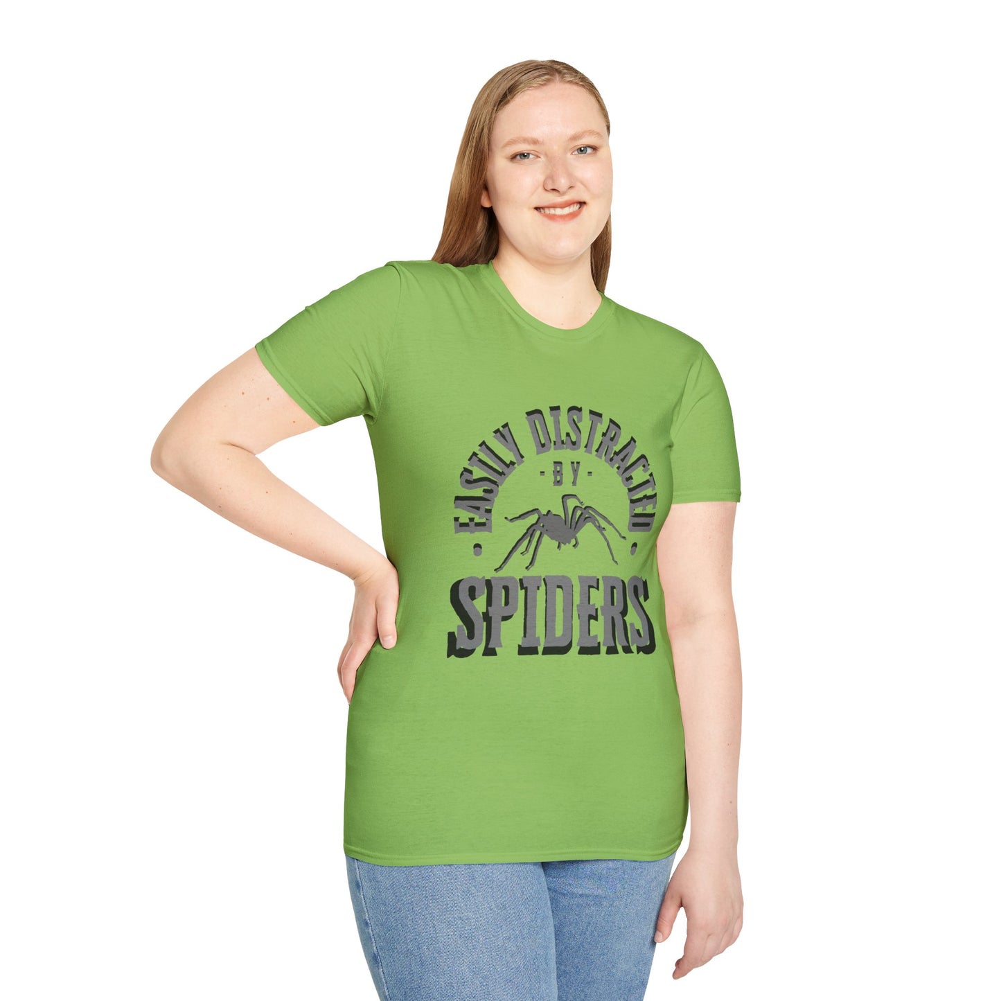 EastMichNatives T-Shirt, Distracted by Spiders