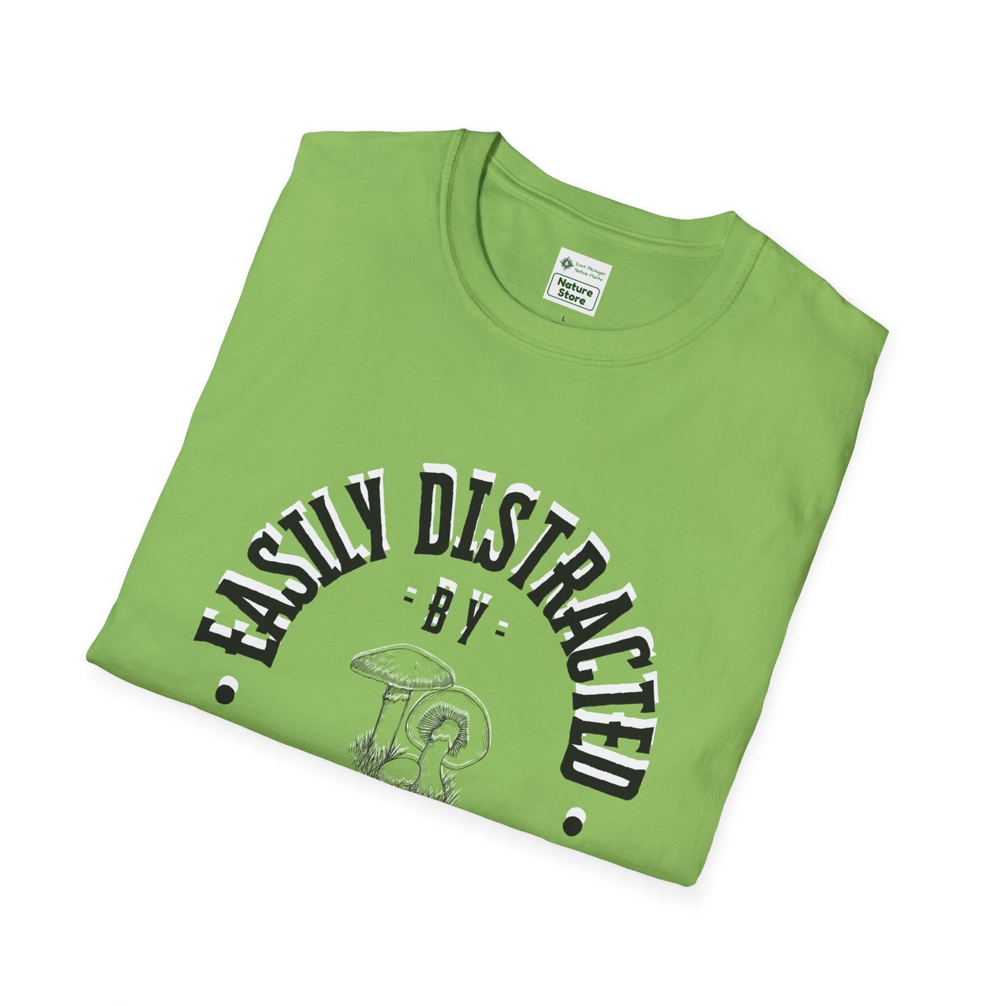 Unisex Softstyle T-Shirt, Distracted by Fungi