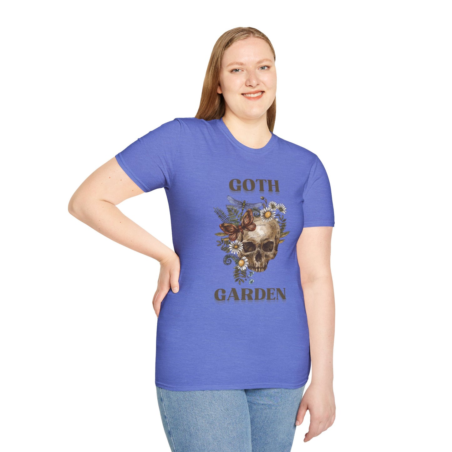 T-Shirt Unisex Softstyle, Goth Garden