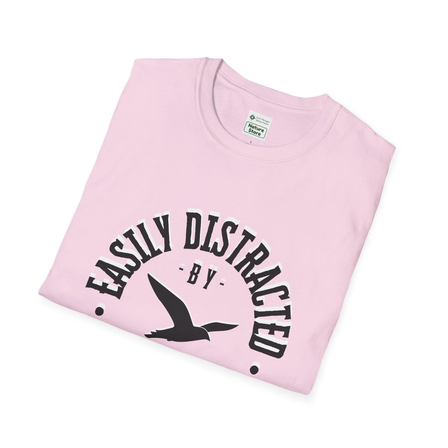EastMichNatives T-Shirt, Distracted by Birds, Soaring