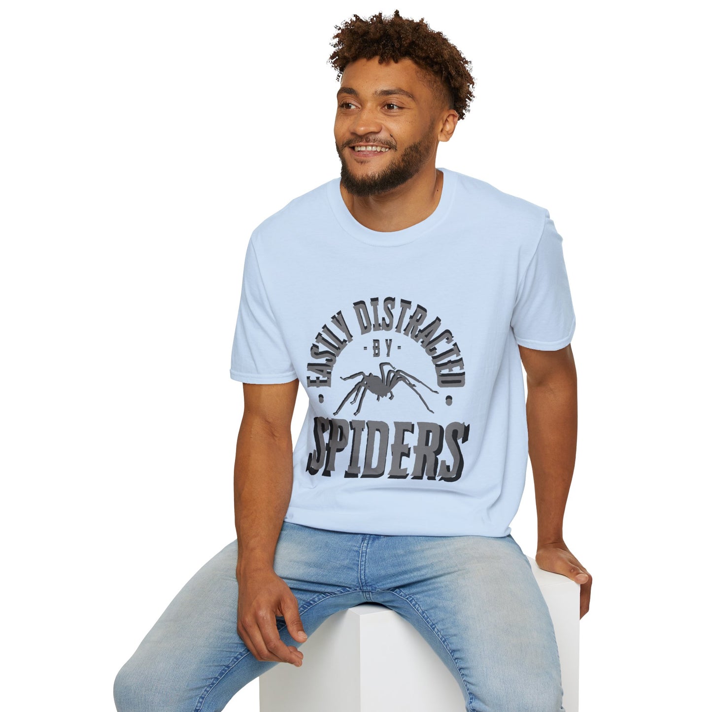 EastMichNatives T-Shirt, Distracted by Spiders