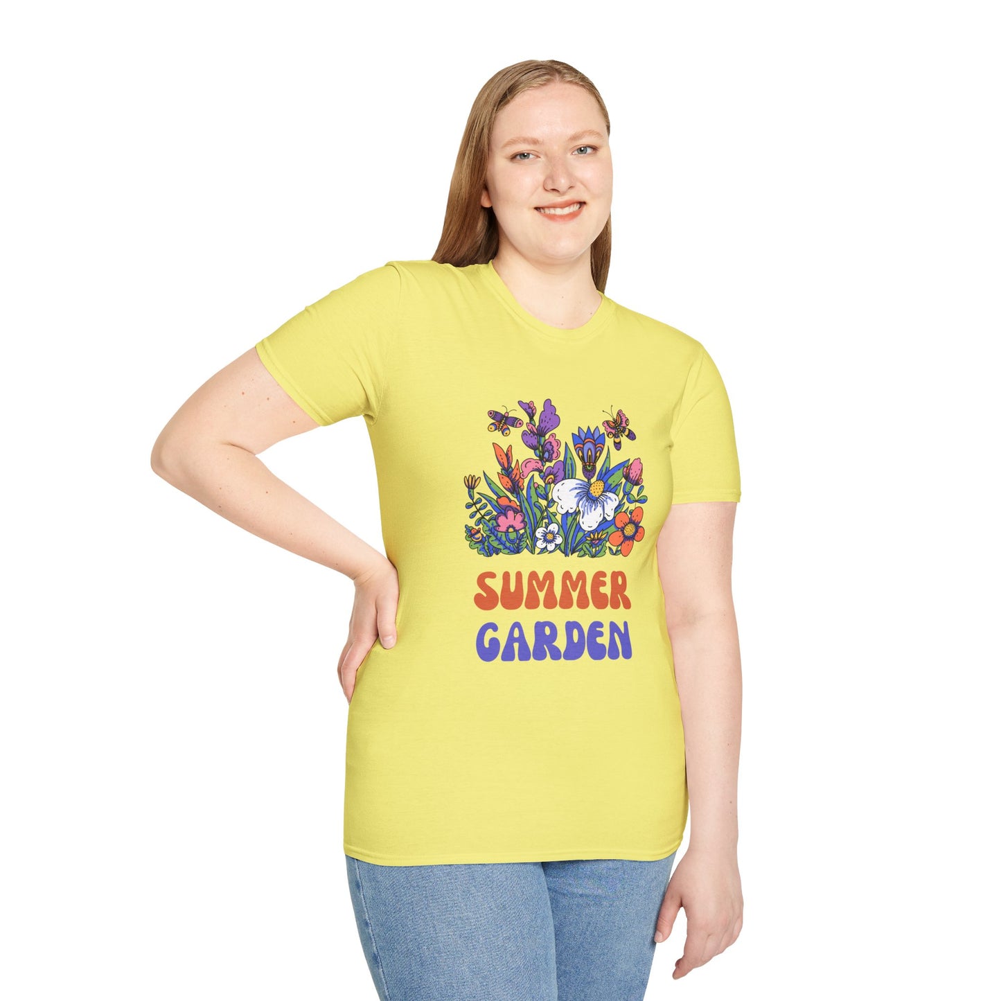 T-Shirt Unisex Softstyle, Summer Garden