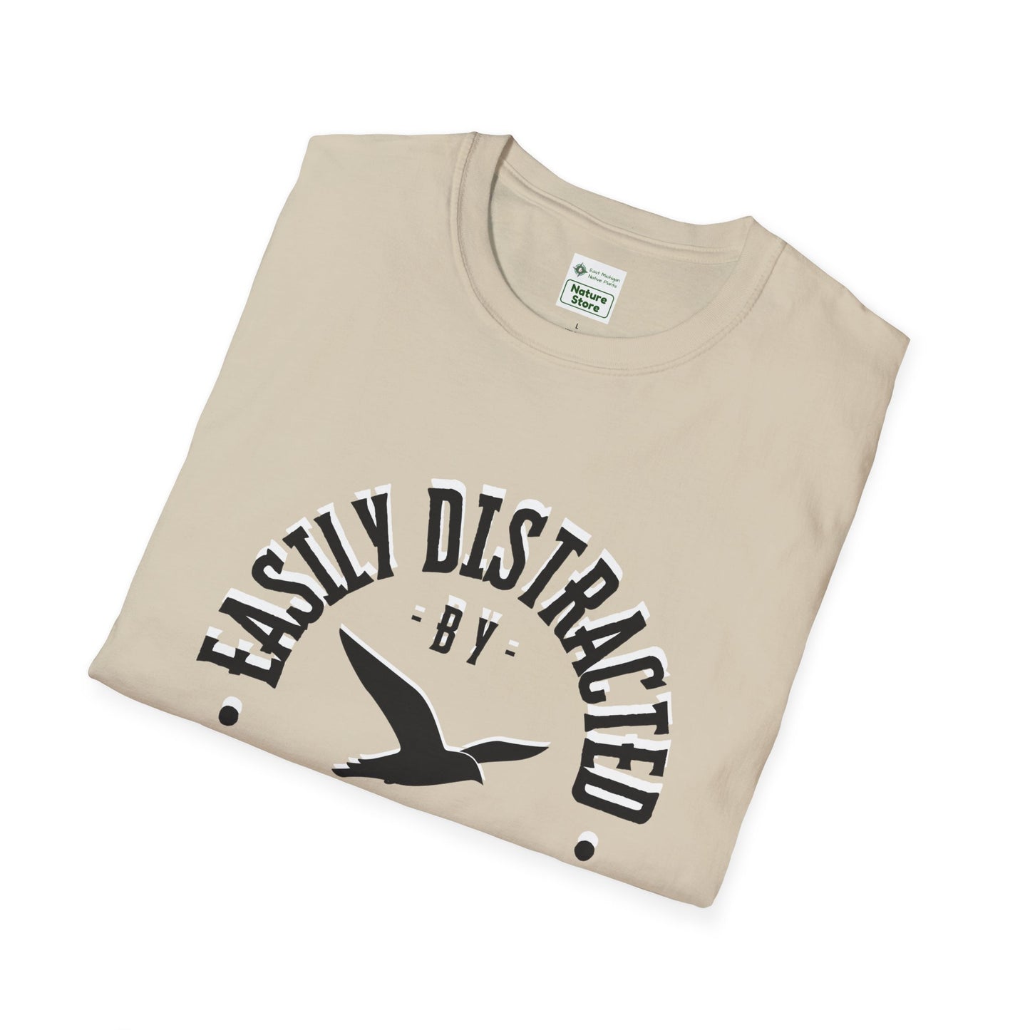 EastMichNatives T-Shirt, Distracted by Birds, Soaring