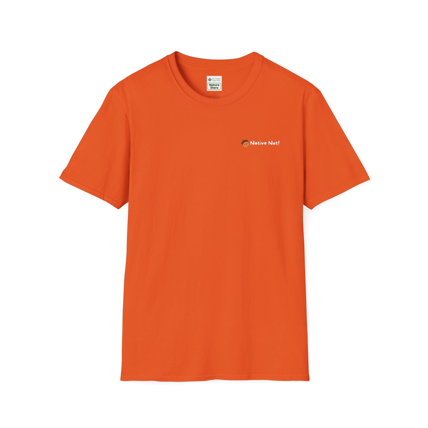 Unisex Softstyle T-Shirt, Native Nut! (Back)