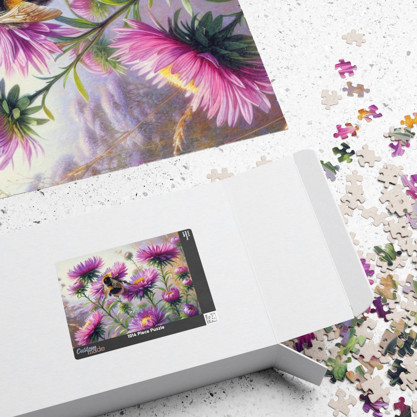 Puzzle, Bee Wild! Asters (110, 252, 520, 1014-piece)