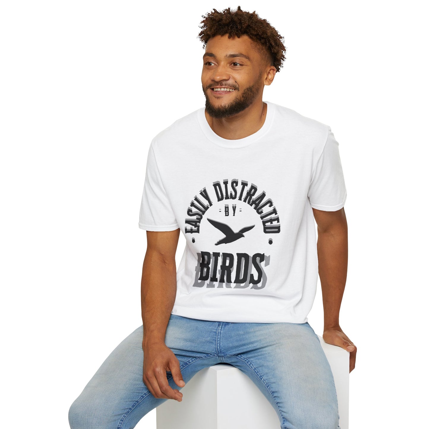 EastMichNatives T-Shirt, Distracted by Birds, Soaring