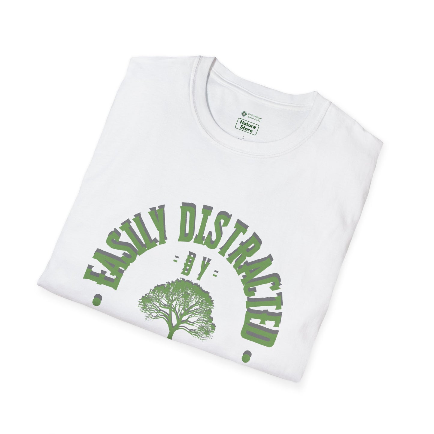 T-Shirt Unisex Softstyle, Distracted by Trees