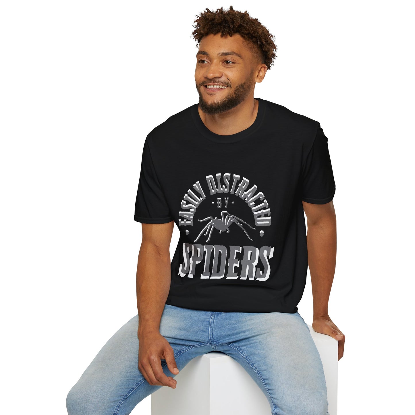 EastMichNatives T-Shirt, Distracted by Spiders