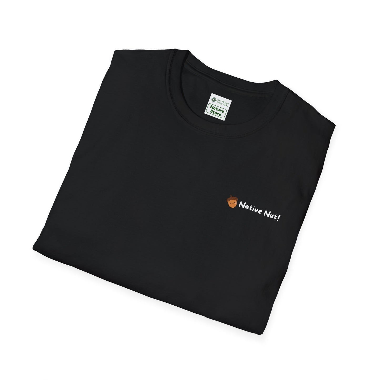 Unisex Softstyle T-Shirt, Native Nut! (Back)