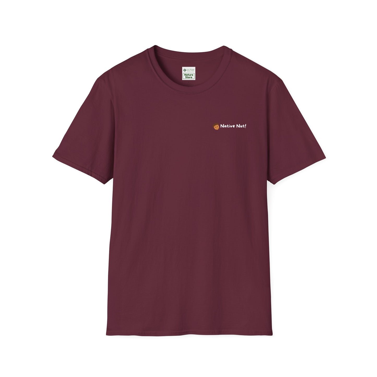 Unisex Softstyle T-Shirt, Native Nut! (Back)
