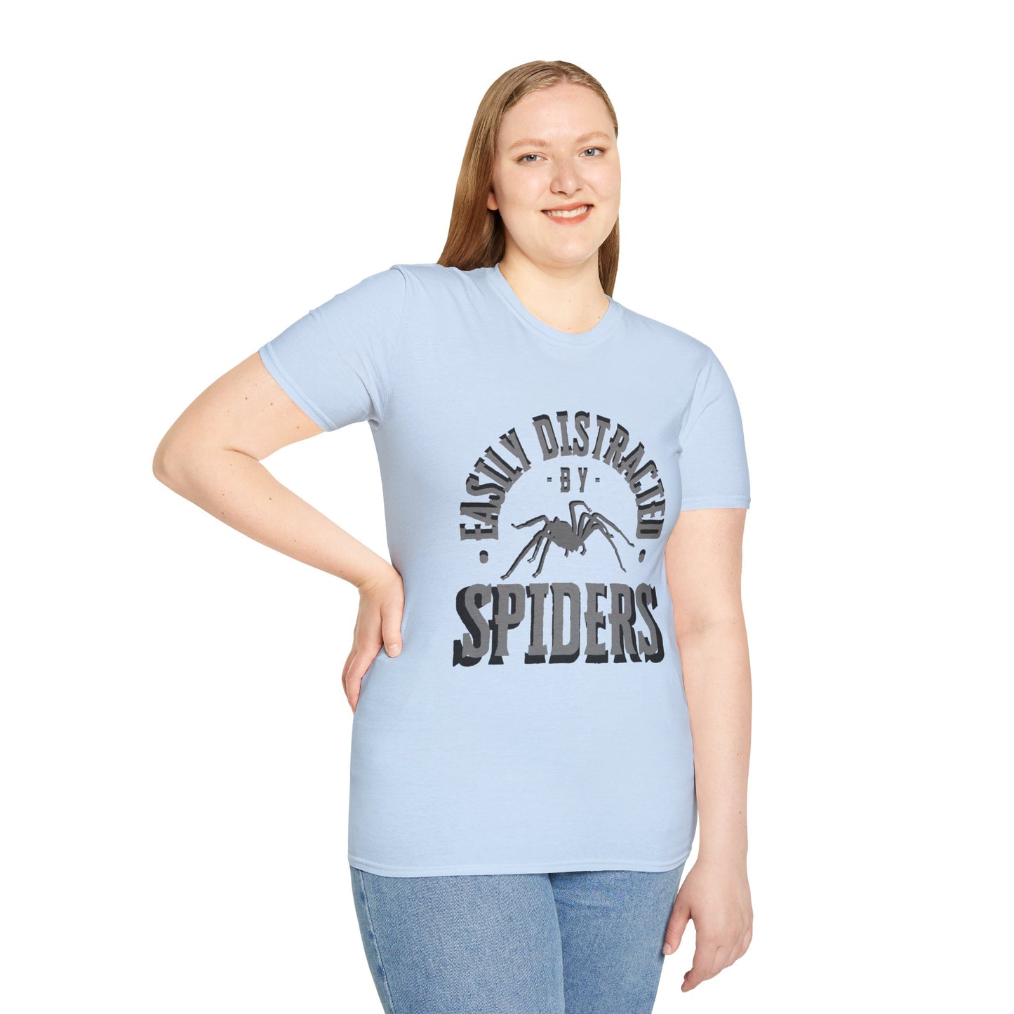 EastMichNatives T-Shirt, Distracted by Spiders
