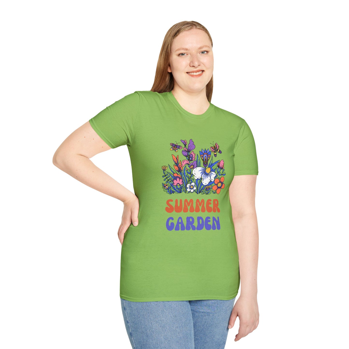 T-Shirt Unisex Softstyle, Summer Garden