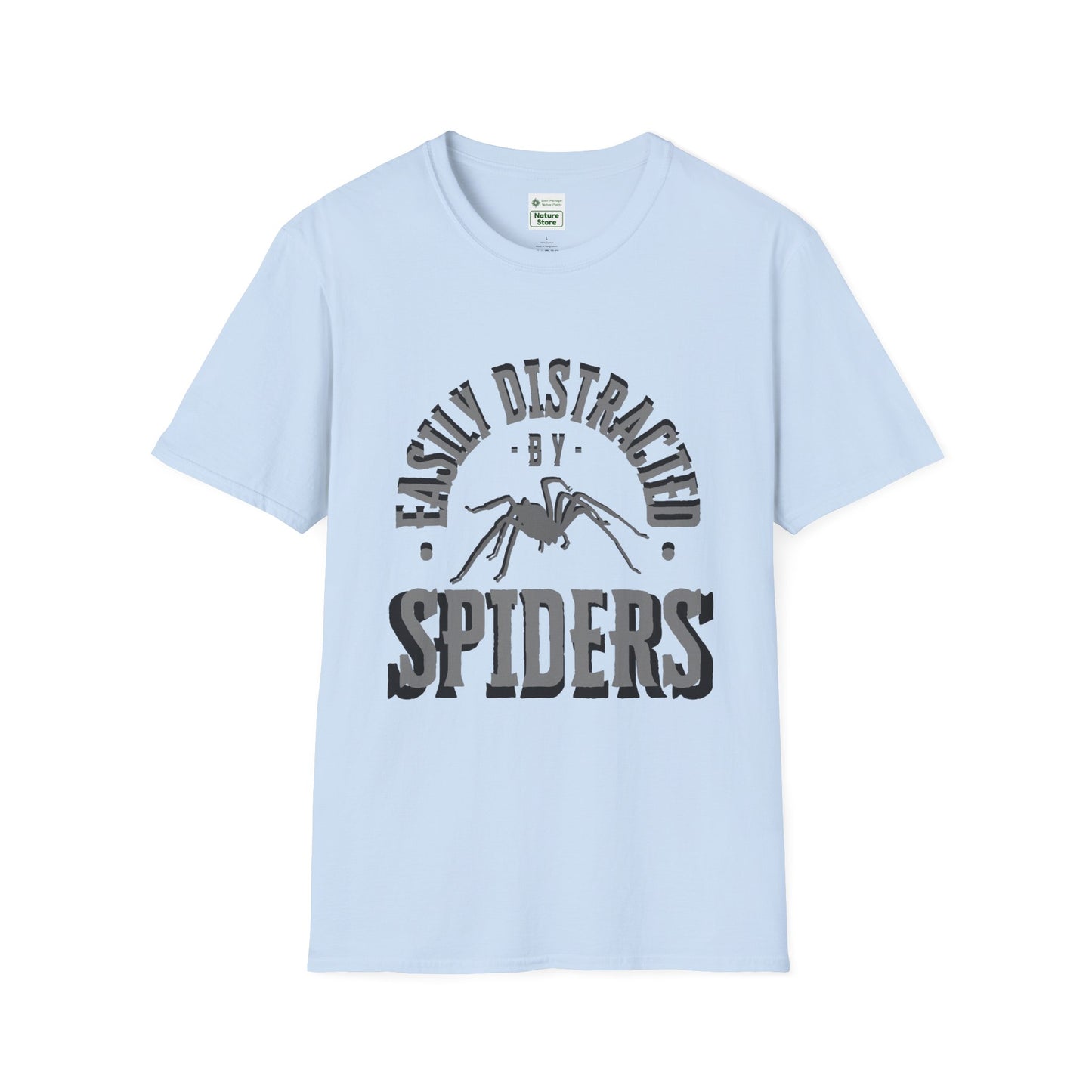 EastMichNatives T-Shirt, Distracted by Spiders