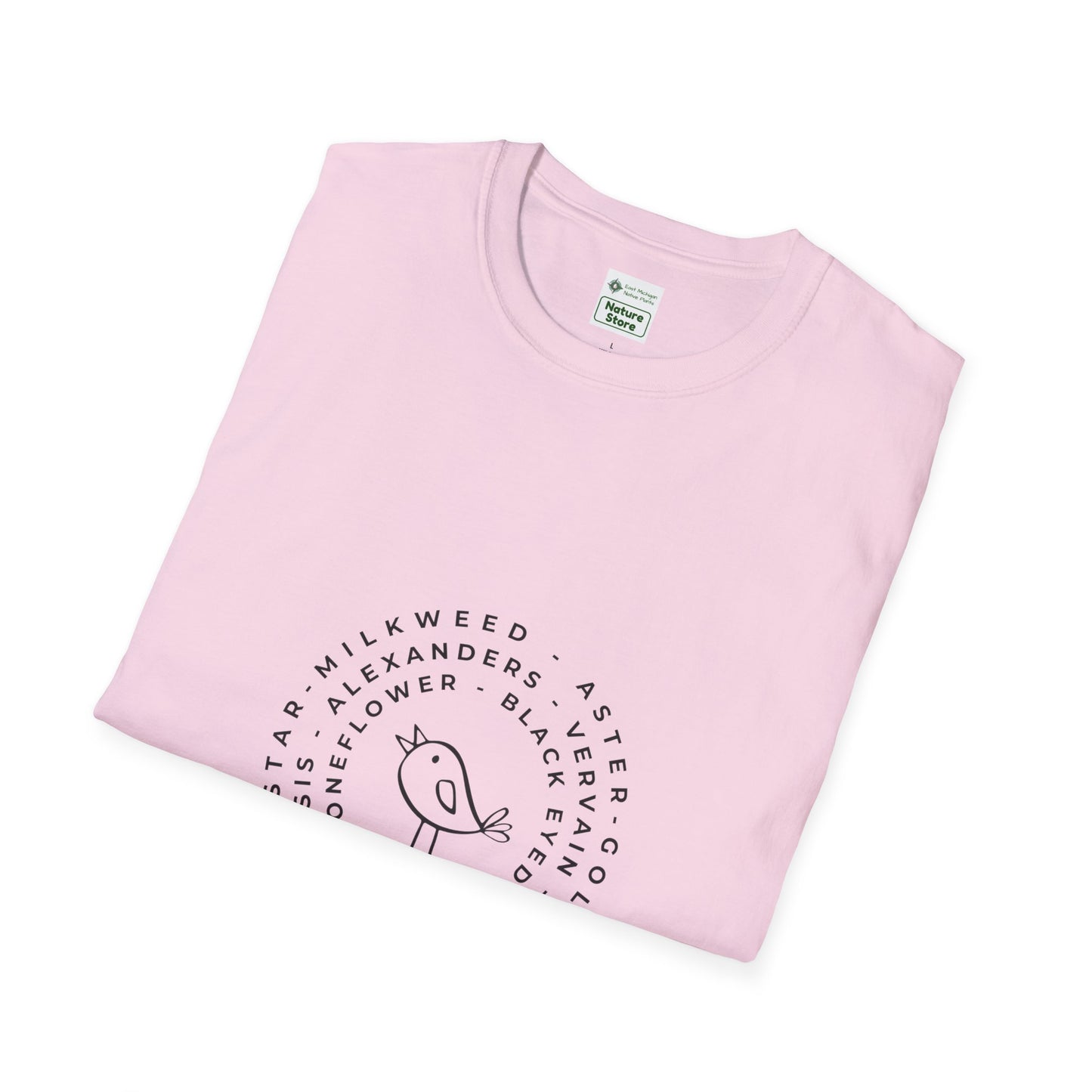 T-Shirt Unisex Softstyle, Native Plants & Birds