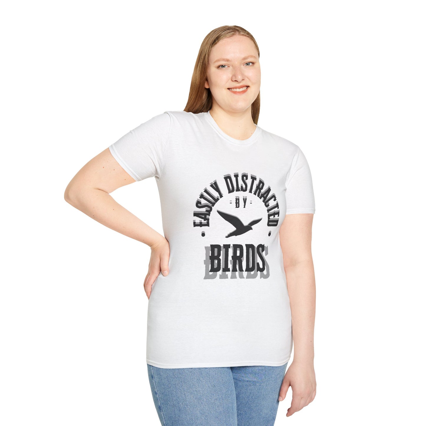 EastMichNatives T-Shirt, Distracted by Birds, Soaring