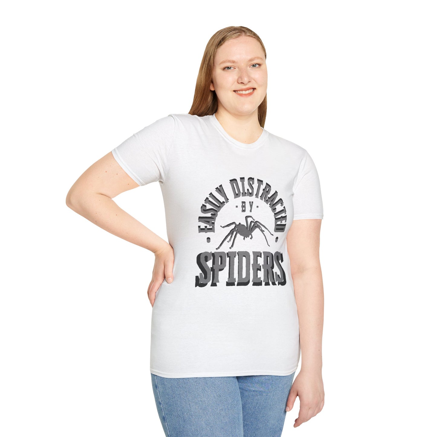 EastMichNatives T-Shirt, Distracted by Spiders
