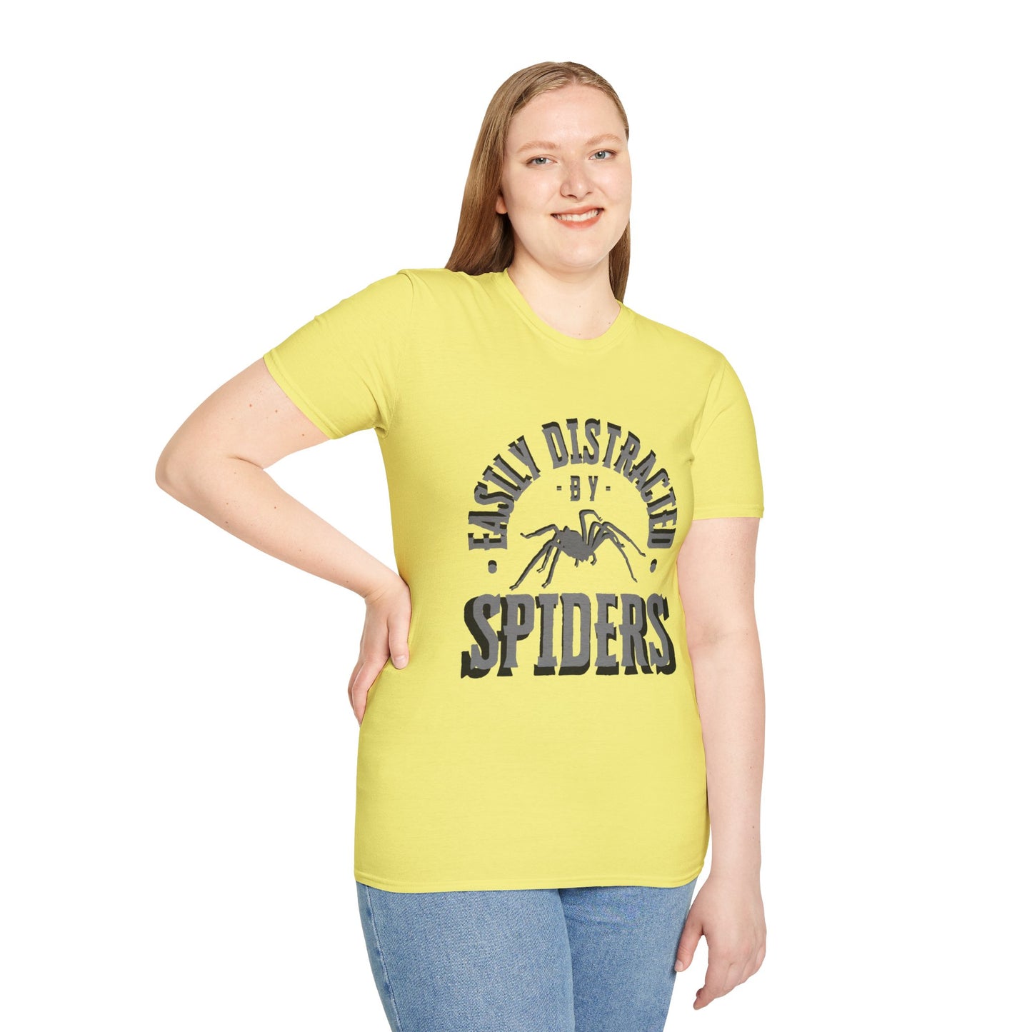 EastMichNatives T-Shirt, Distracted by Spiders