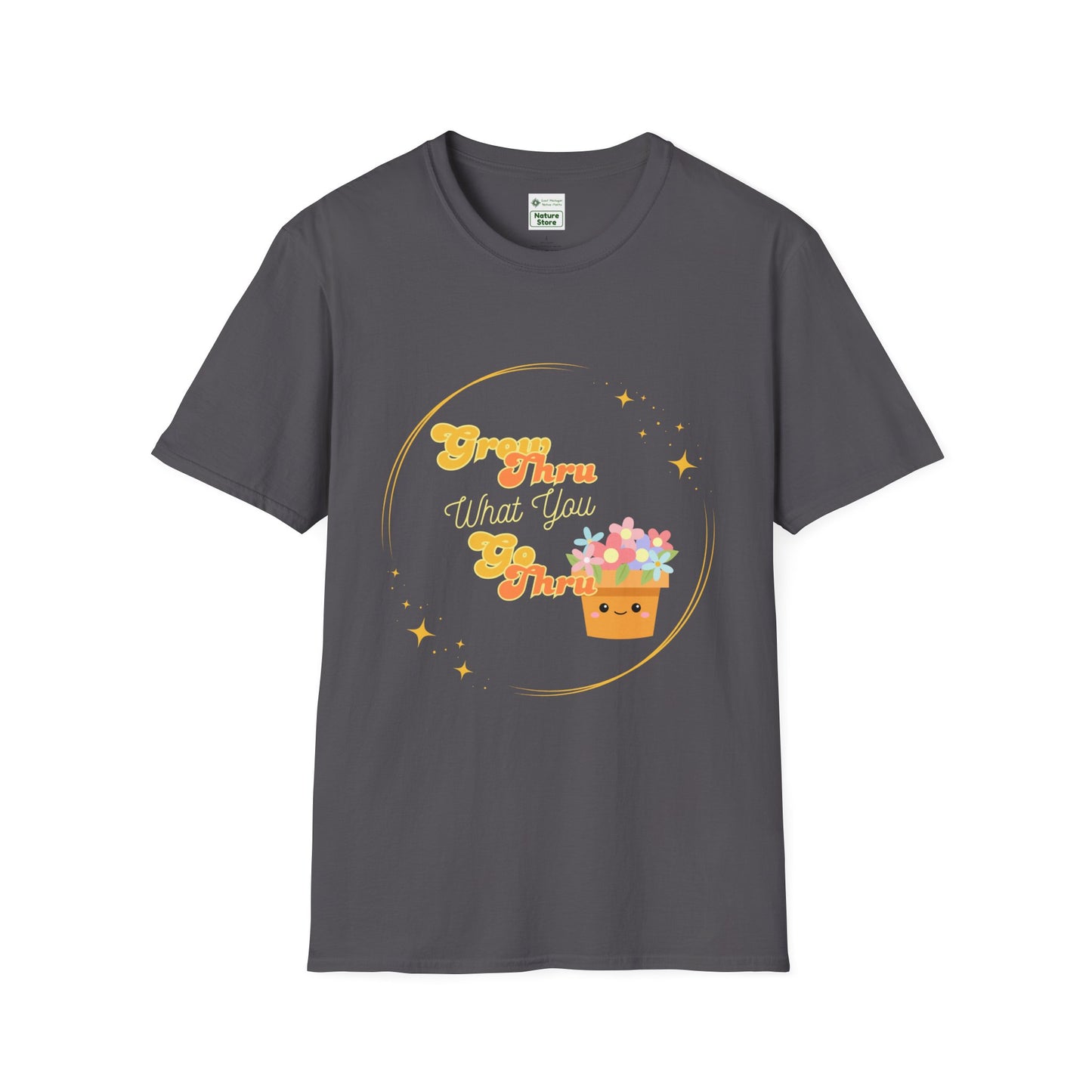 Unisex Softstyle T-Shirt Grow Through What You Go Through
