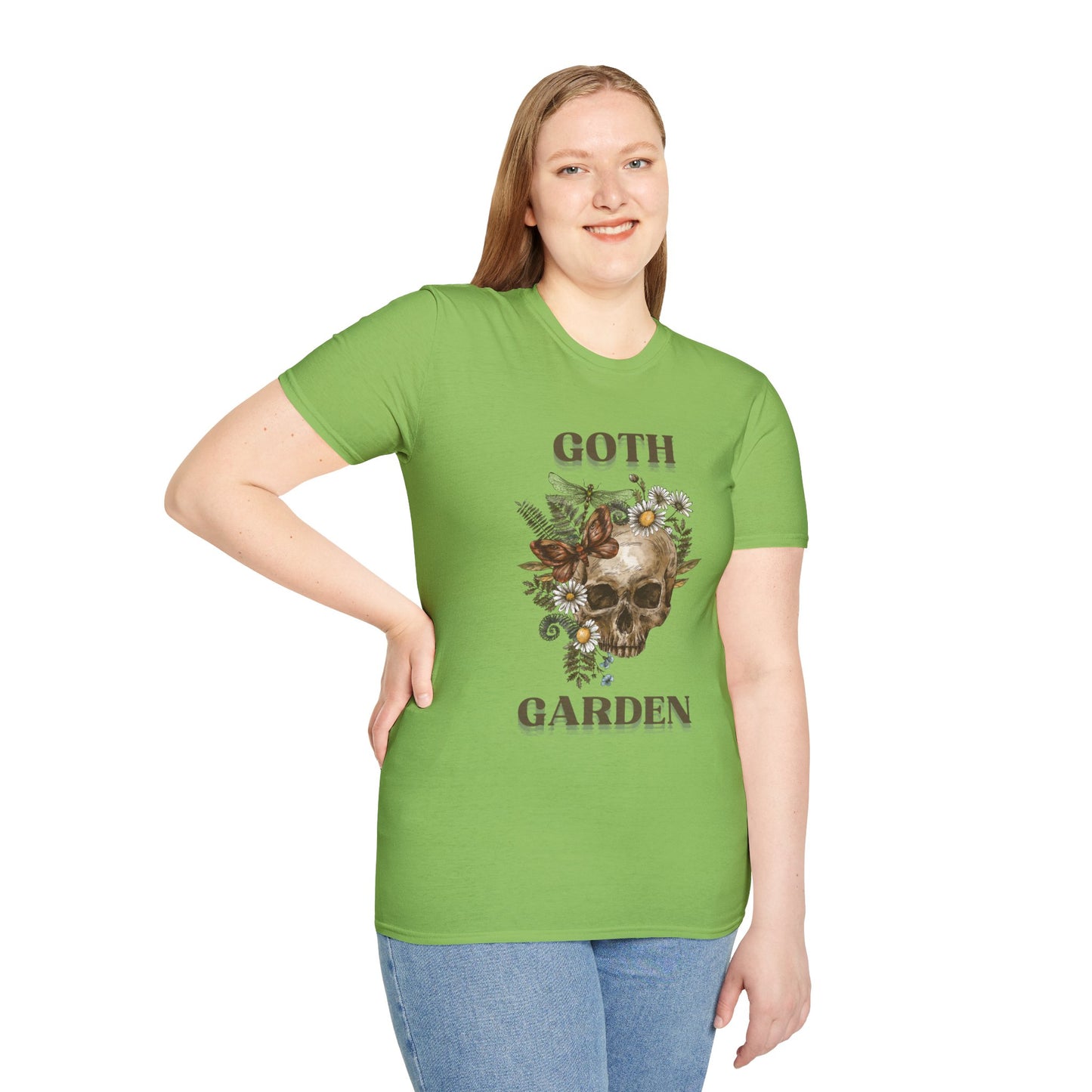 T-Shirt Unisex Softstyle, Goth Garden