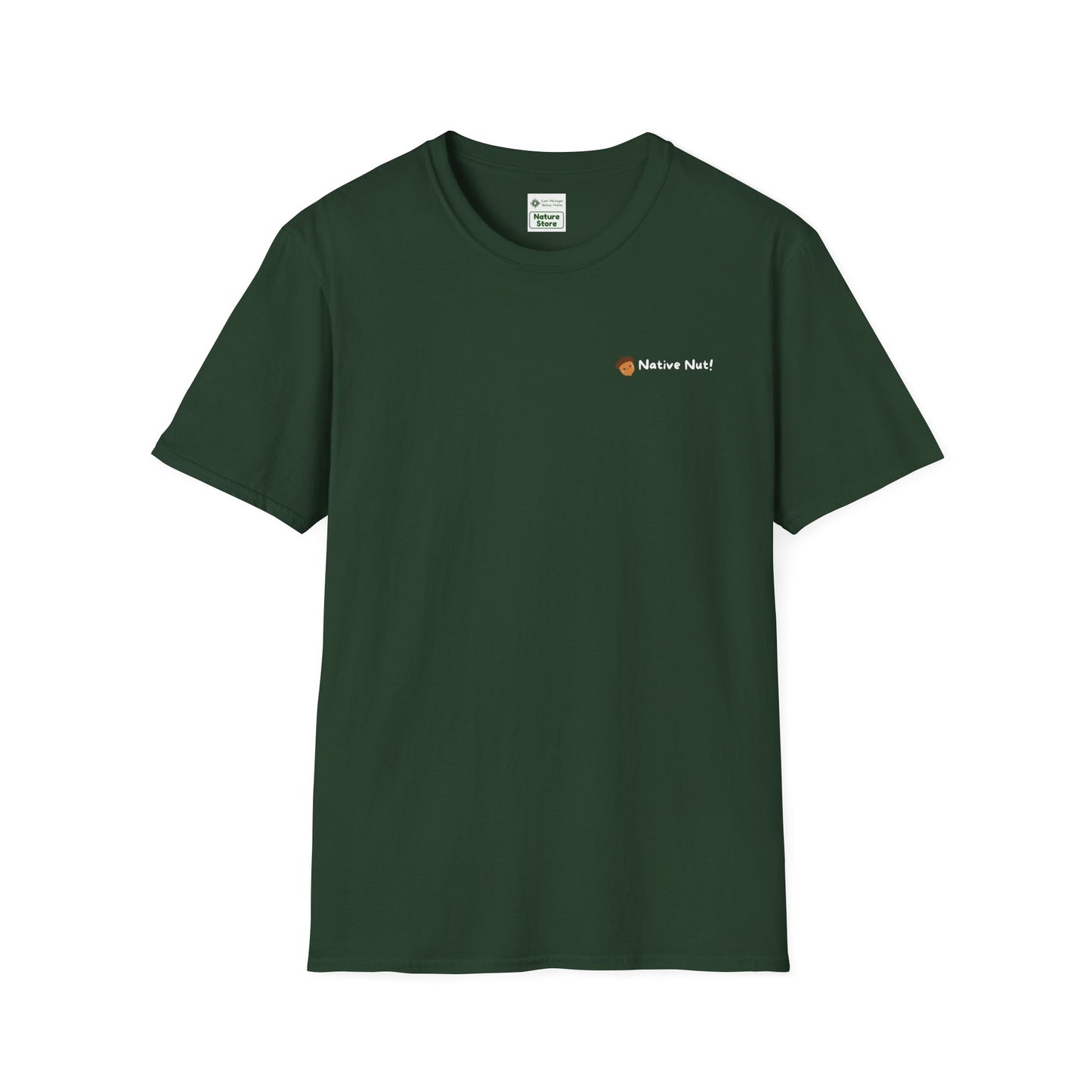 Unisex Softstyle T-Shirt, Native Nut! (Back)