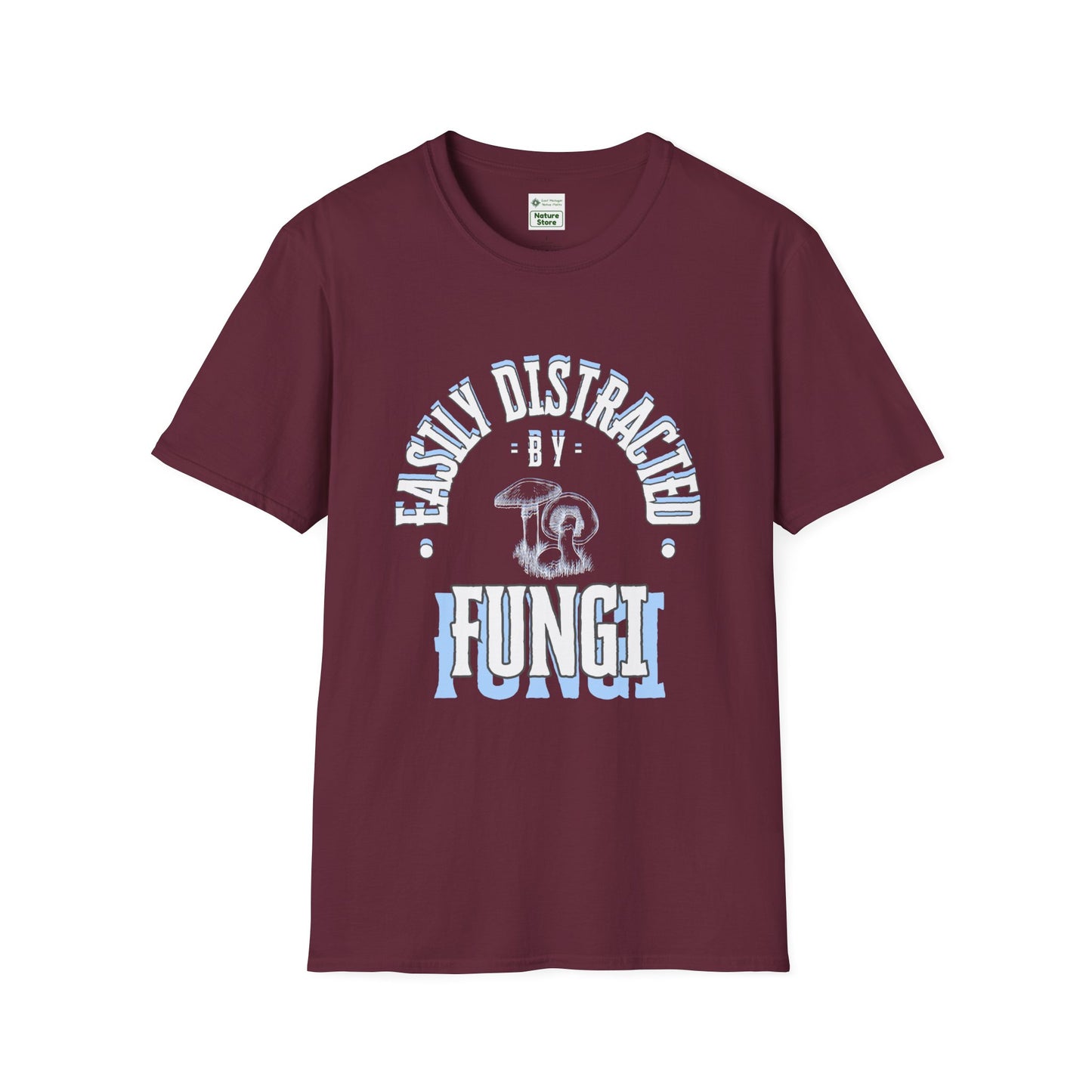 Unisex Softstyle T-Shirt, Distracted by Fungi