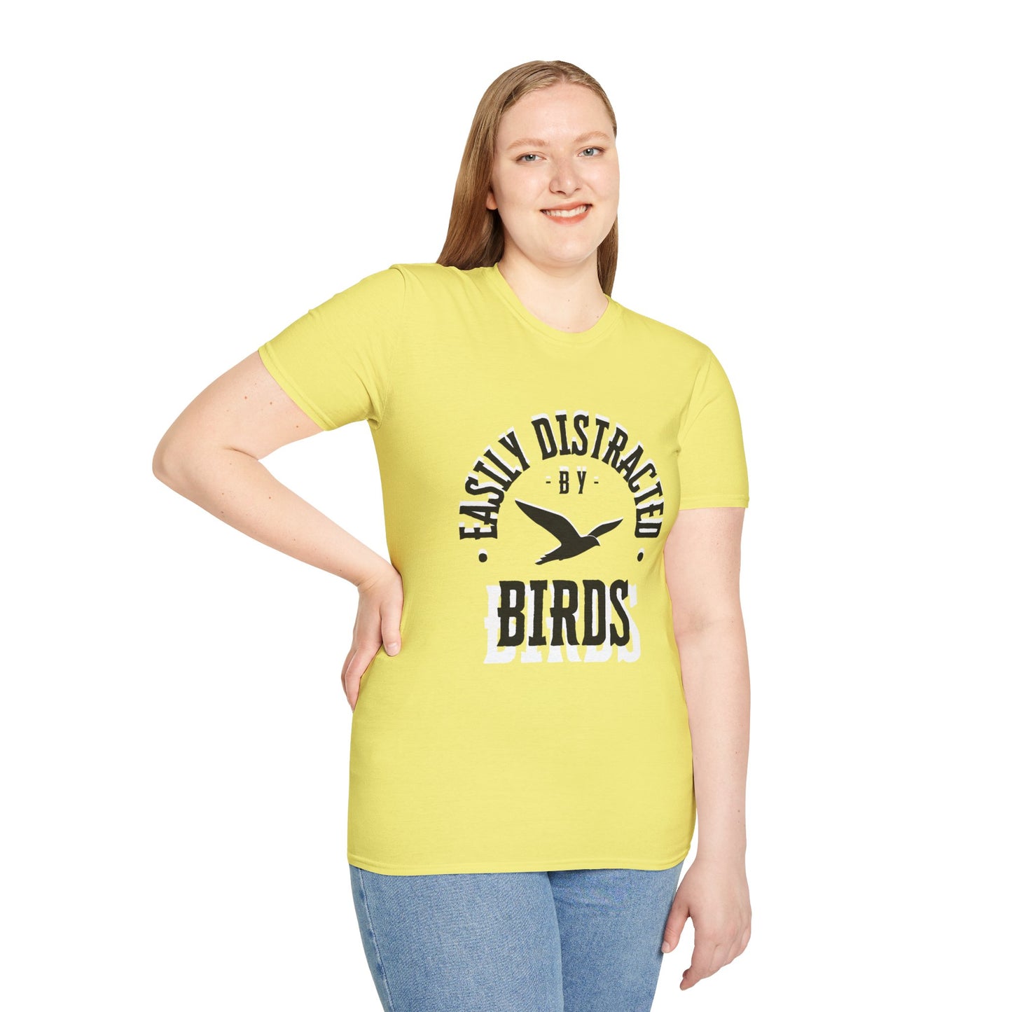 EastMichNatives T-Shirt, Distracted by Birds, Soaring