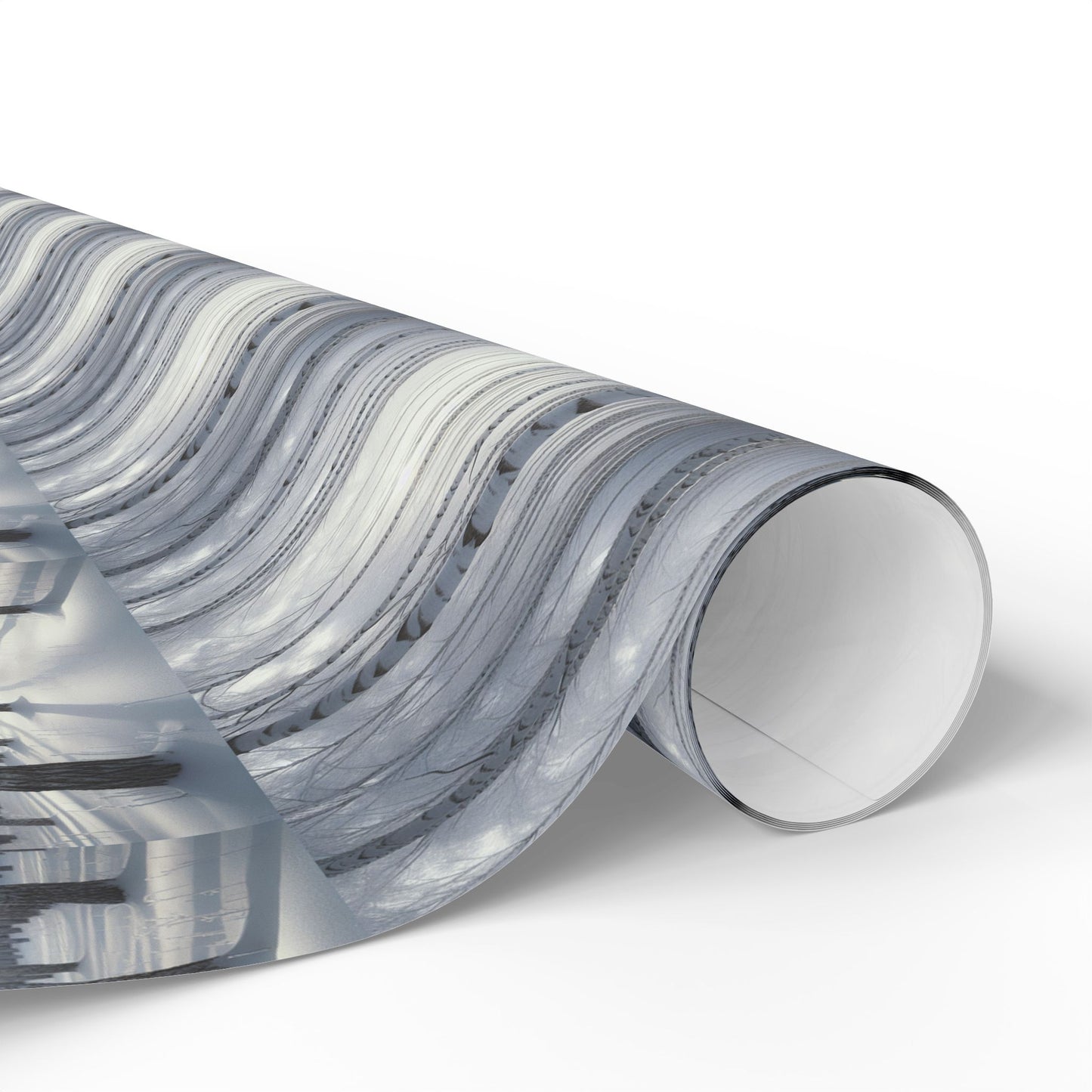 Wrapping Paper, Winter Birch Forest