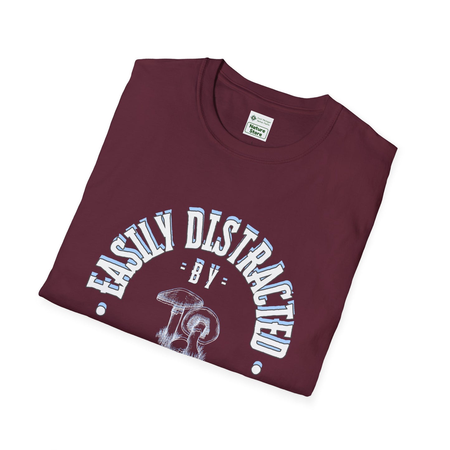 Unisex Softstyle T-Shirt, Distracted by Fungi