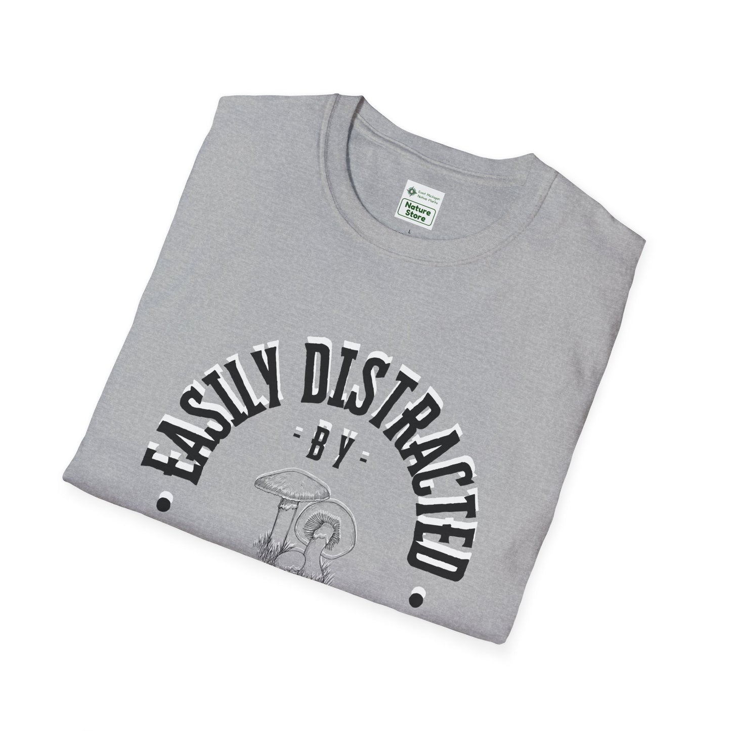 Unisex Softstyle T-Shirt, Distracted by Fungi