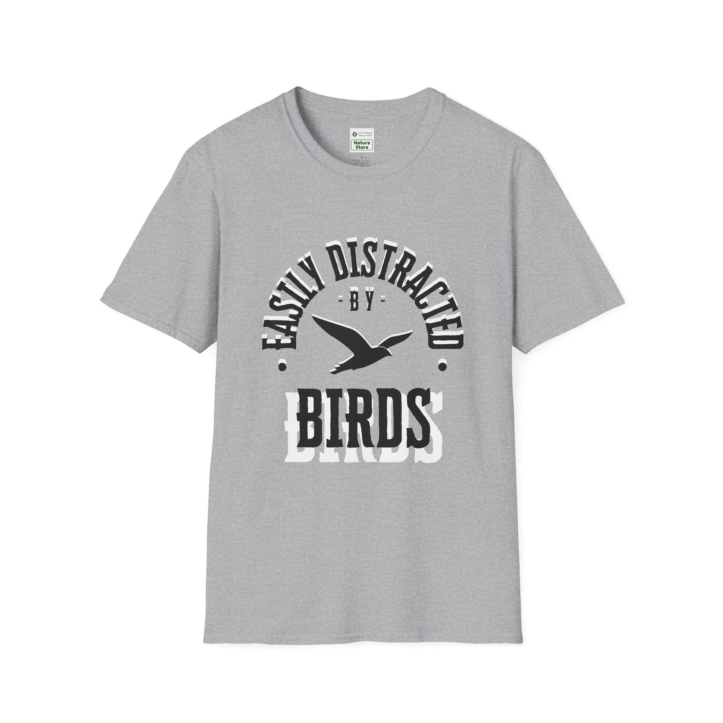 EastMichNatives T-Shirt, Distracted by Birds, Soaring