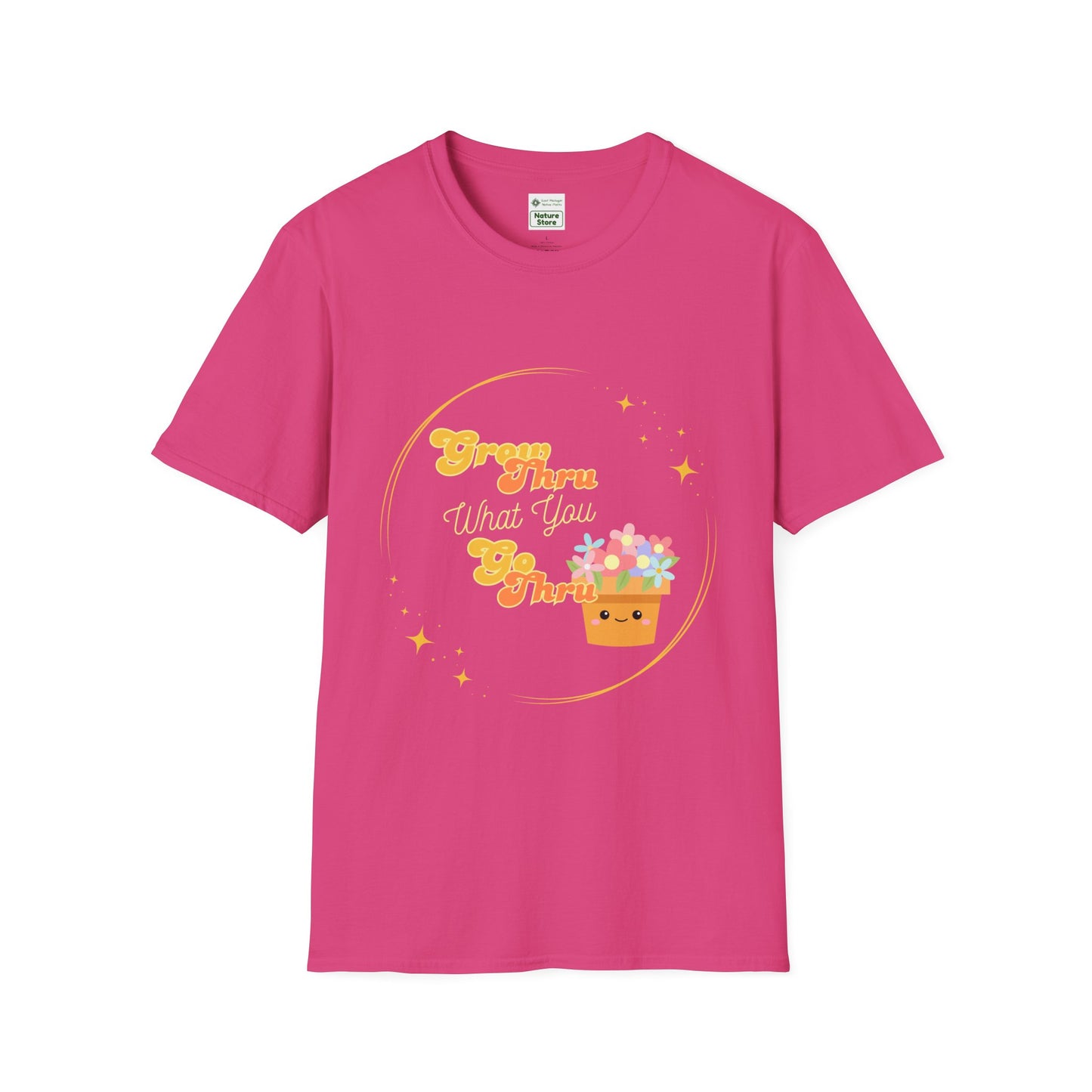 Unisex Softstyle T-Shirt Grow Through What You Go Through