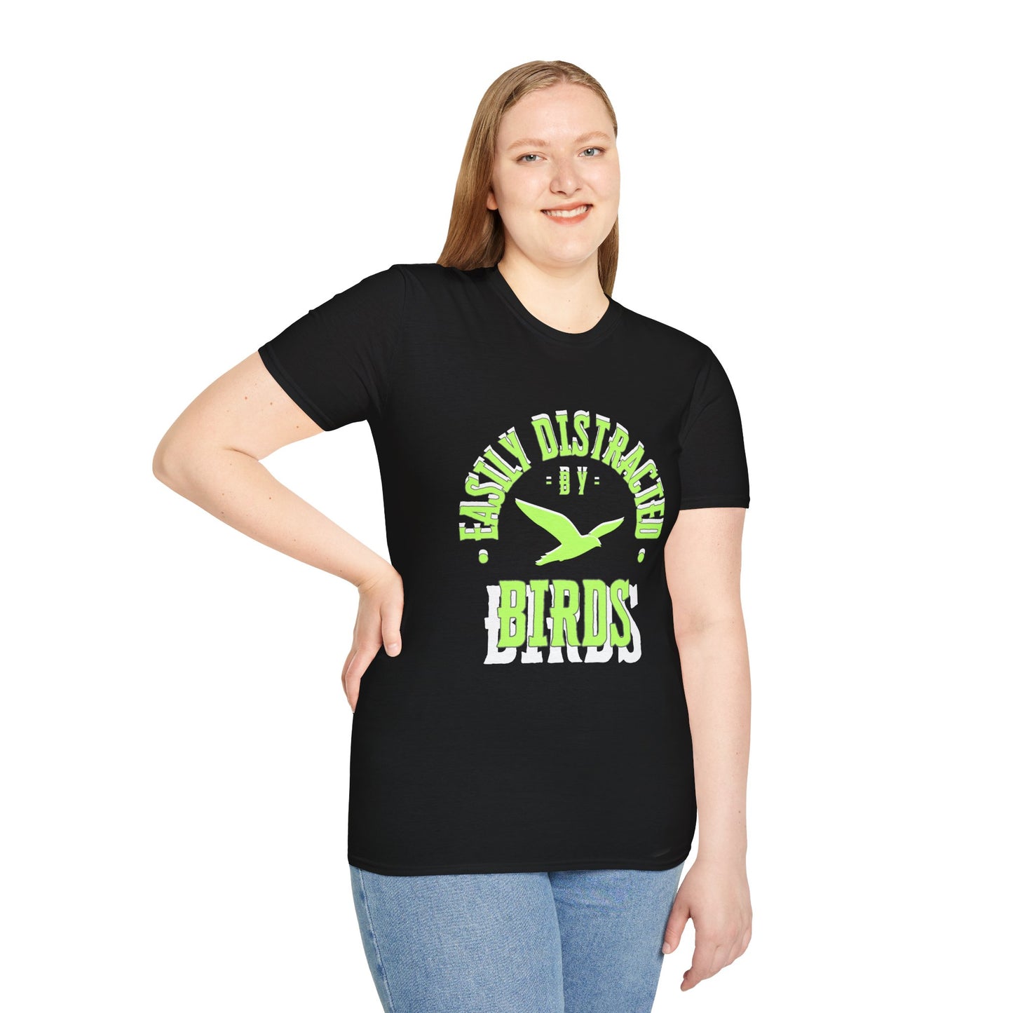 EastMichNatives T-Shirt, Distracted by Birds, Soaring
