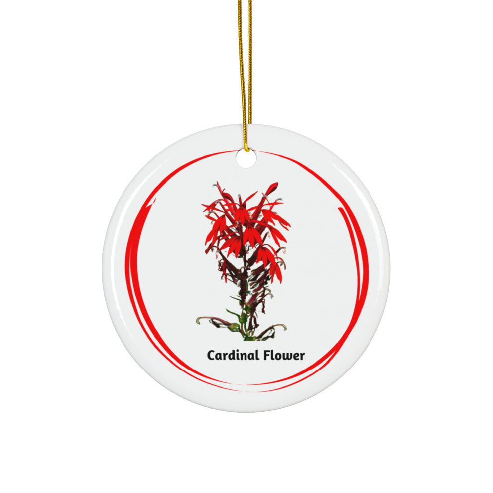Ceramic Ornament Assortment #2: Cardinal Flower, Milkweed, Aster