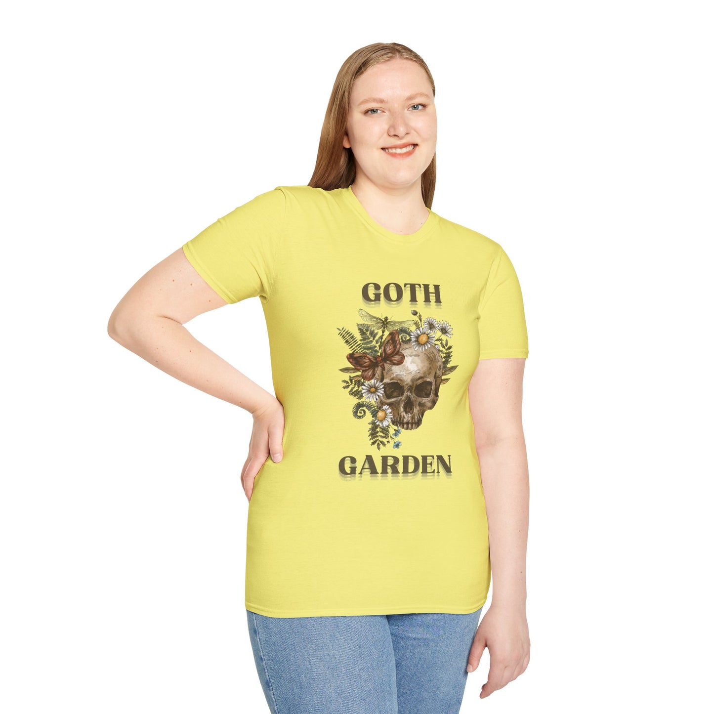 T-Shirt Unisex Softstyle, Goth Garden