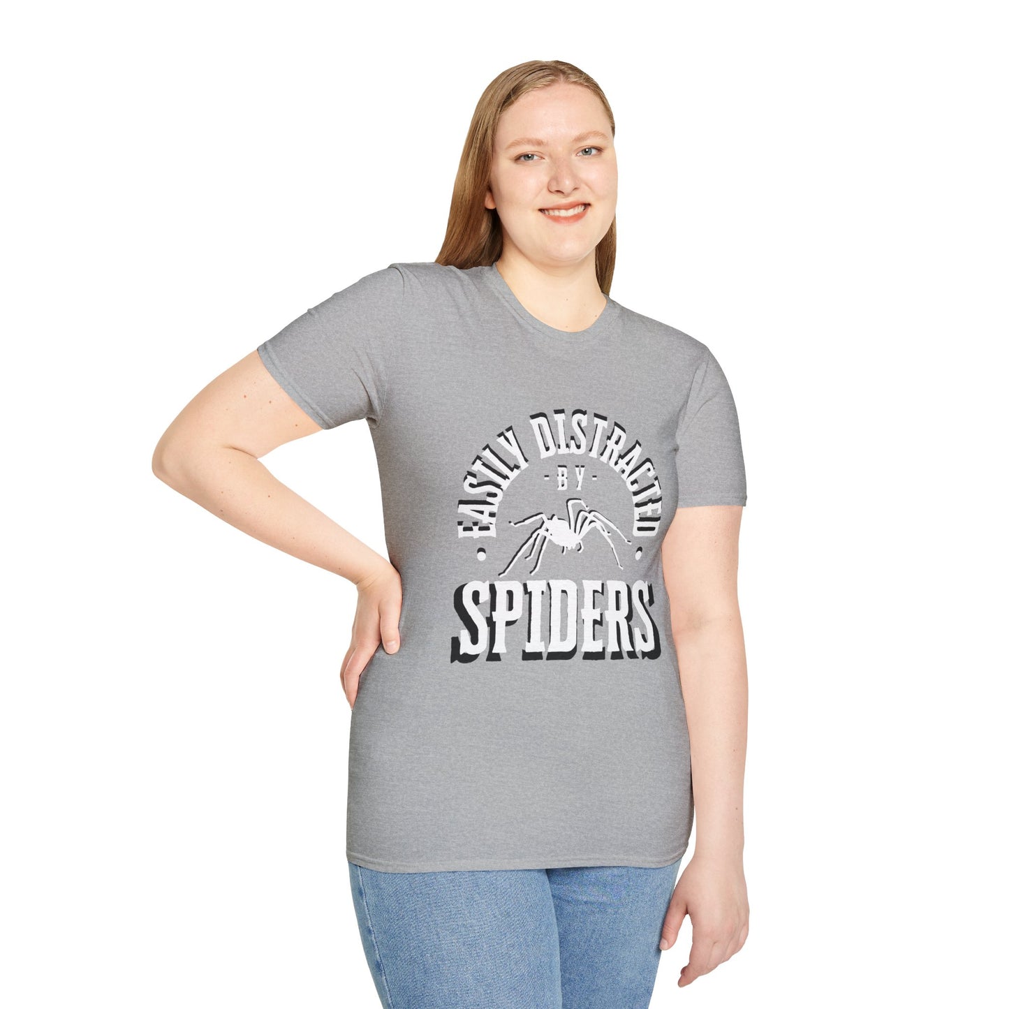 EastMichNatives T-Shirt, Distracted by Spiders