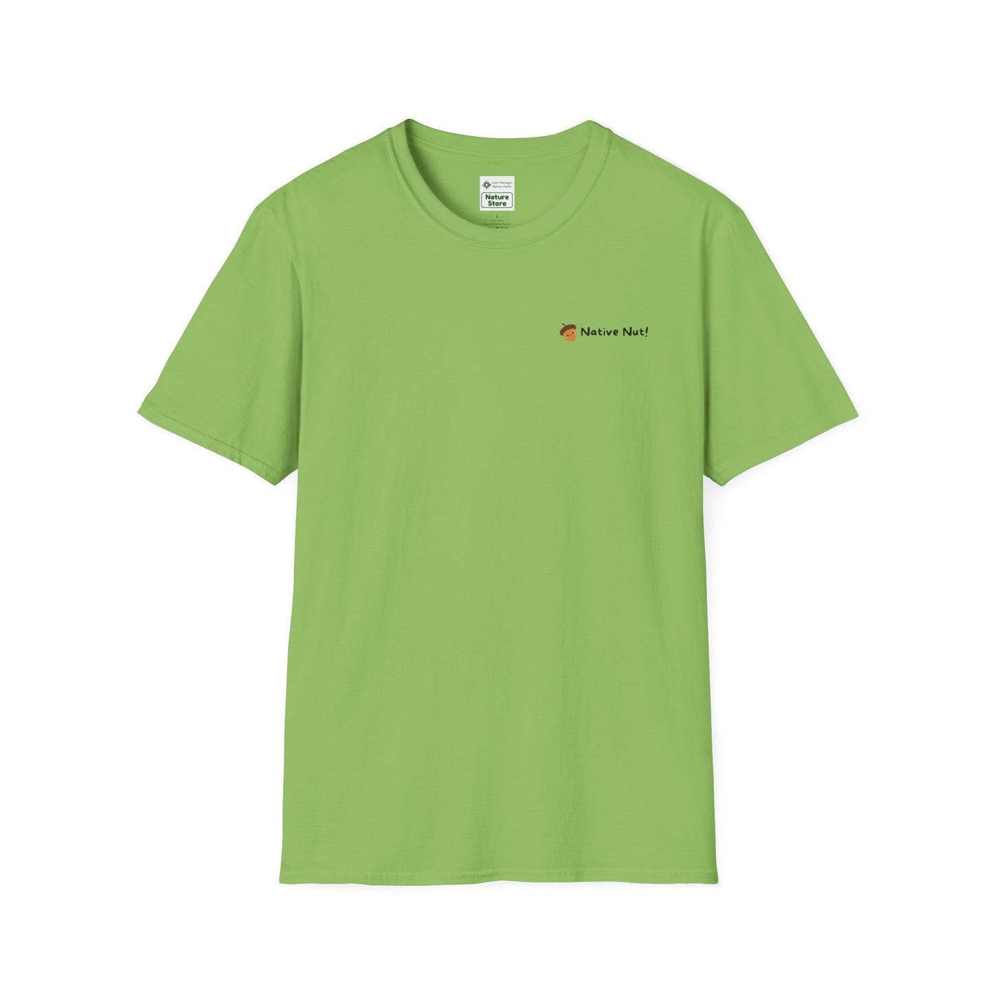 Unisex Softstyle T-Shirt, Native Nut! (Back)