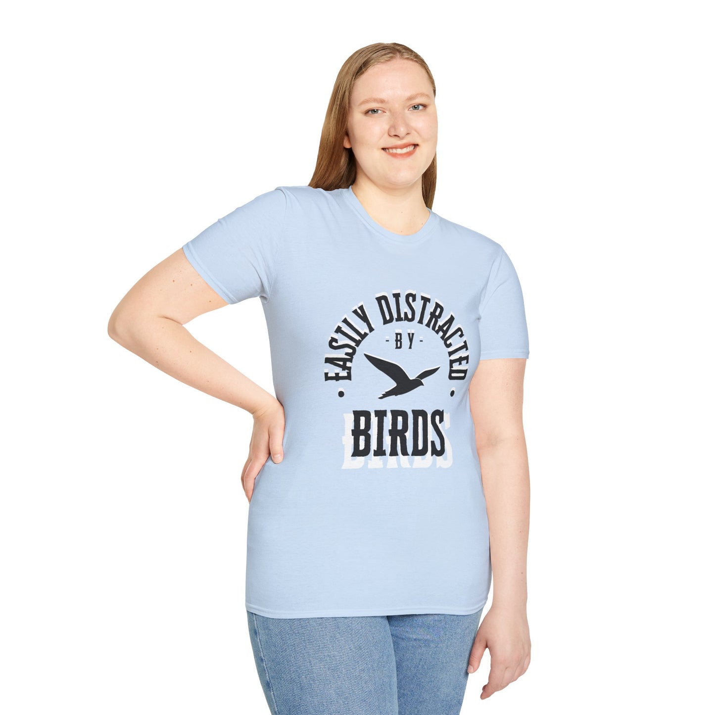 EastMichNatives T-Shirt, Distracted by Birds, Soaring