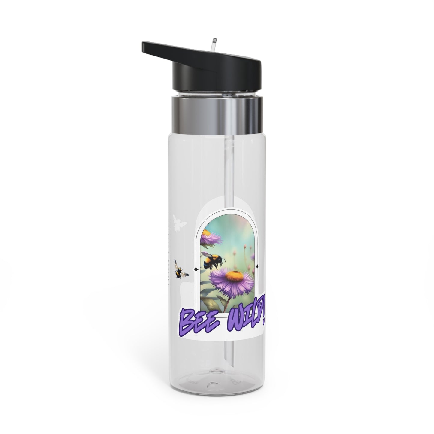 Sport Bottle, 20oz, Bee Wild! Plant Native!