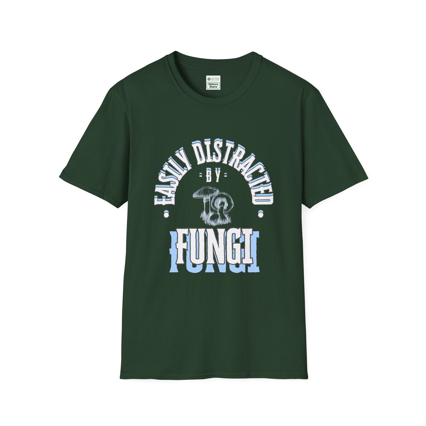 Unisex Softstyle T-Shirt, Distracted by Fungi