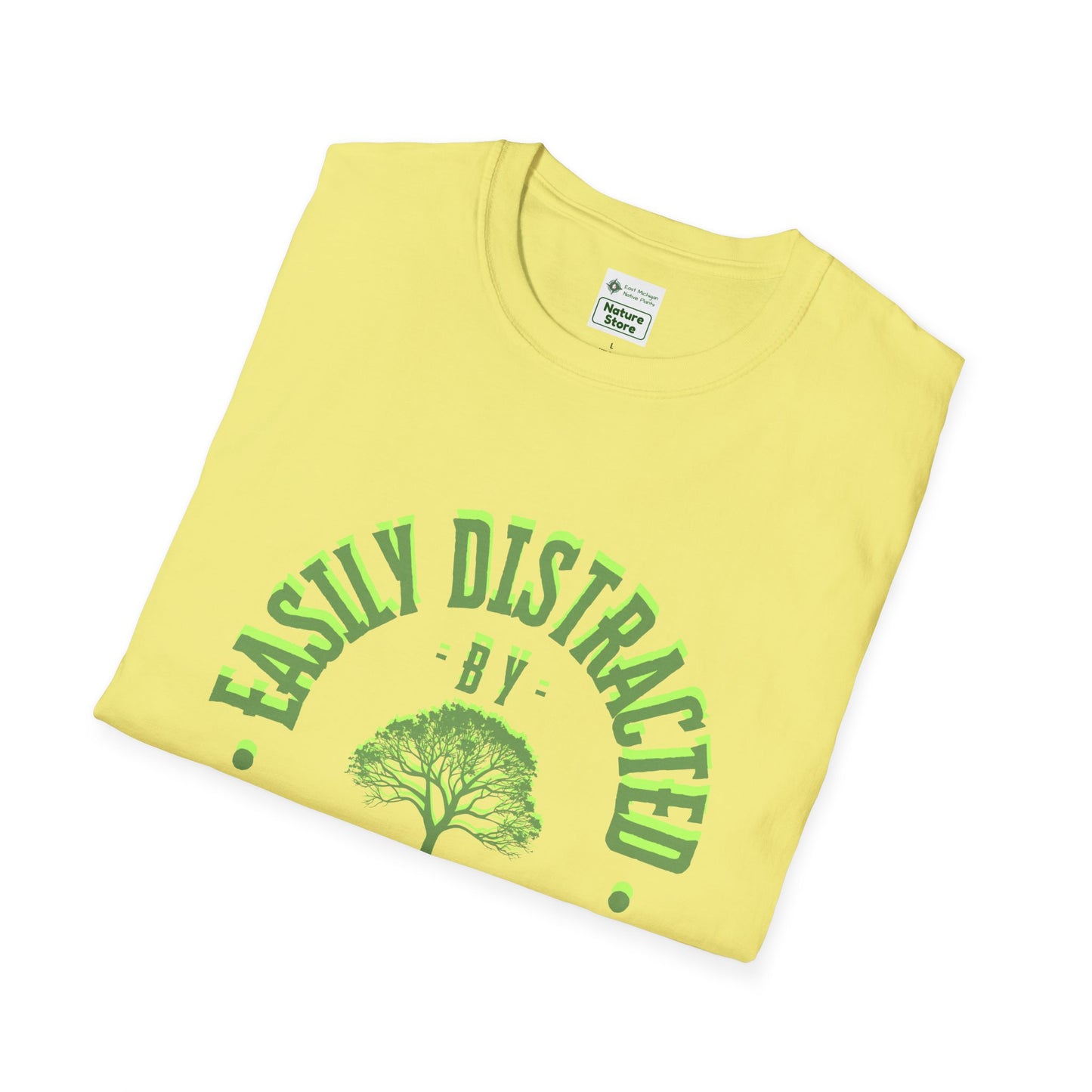 T-Shirt Unisex Softstyle, Distracted by Trees