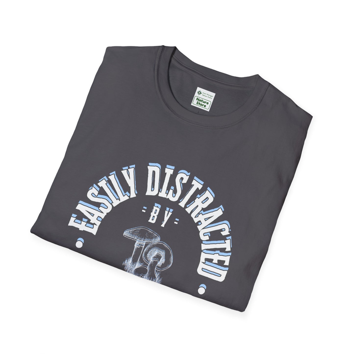 Unisex Softstyle T-Shirt, Distracted by Fungi