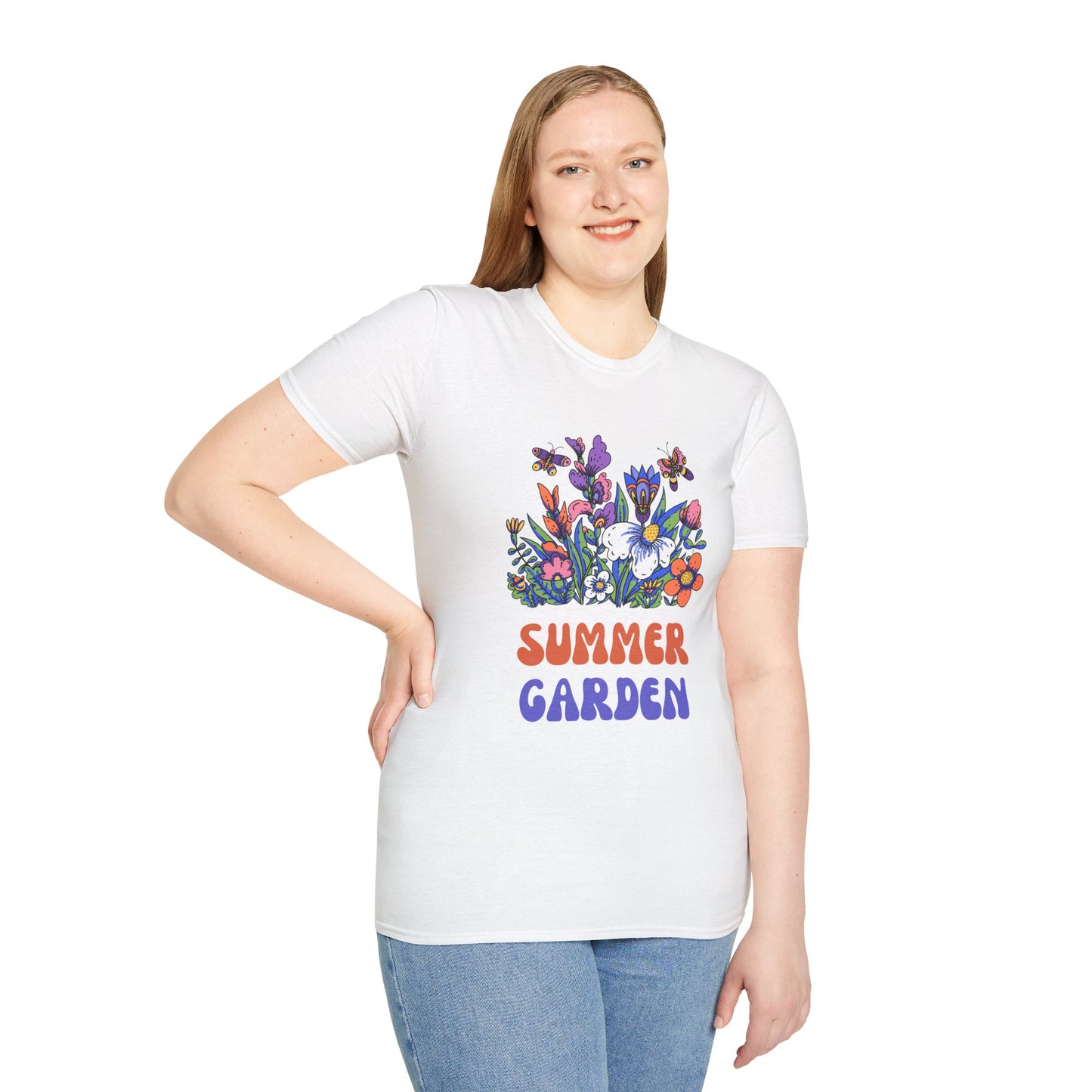 T-Shirt Unisex Softstyle, Summer Garden