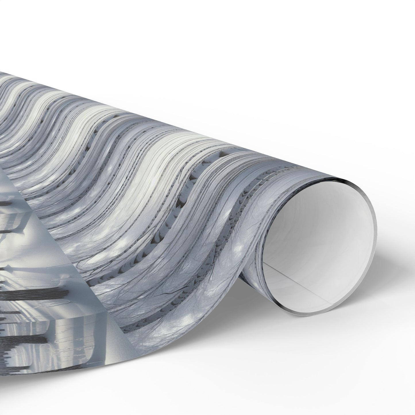 Wrapping Paper, Winter Birch Forest