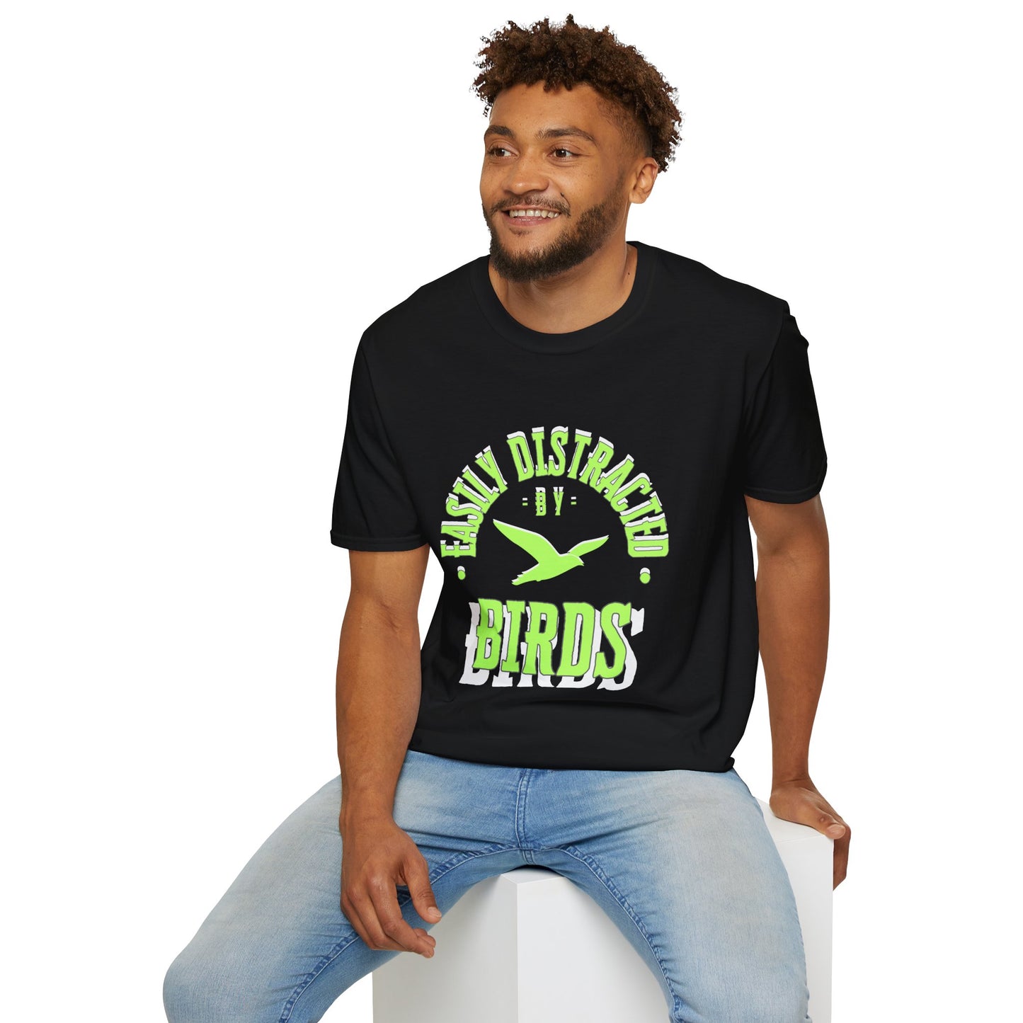 EastMichNatives T-Shirt, Distracted by Birds, Soaring