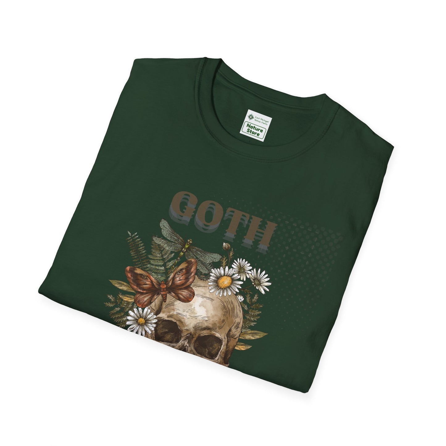 T-Shirt Unisex Softstyle, Goth Garden