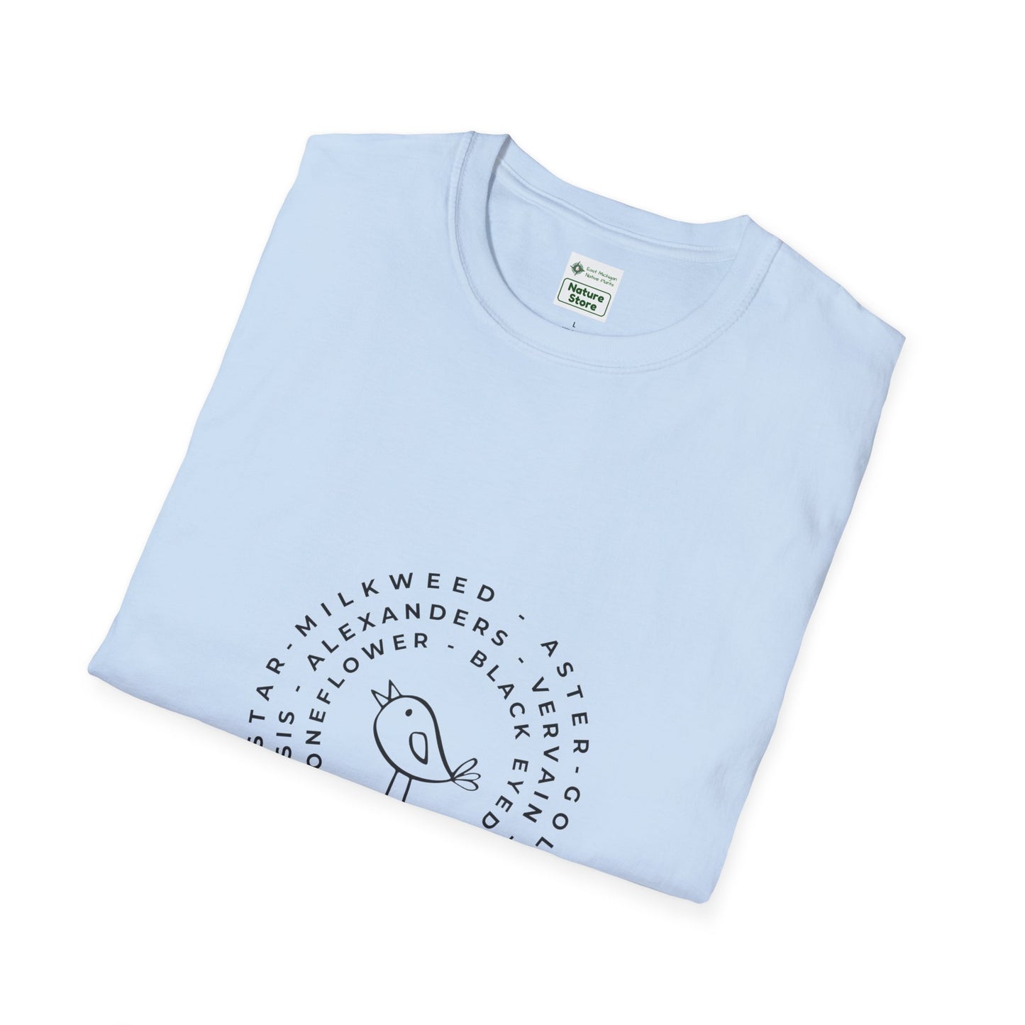 T-Shirt Unisex Softstyle, Native Plants & Birds