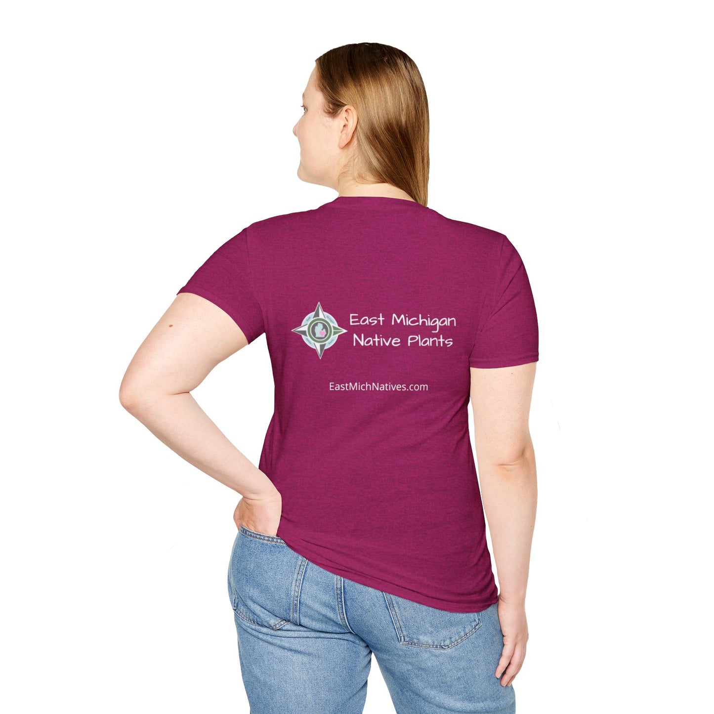 EastMichNatives T-shirt, Native Plants Make Life Better, Floral